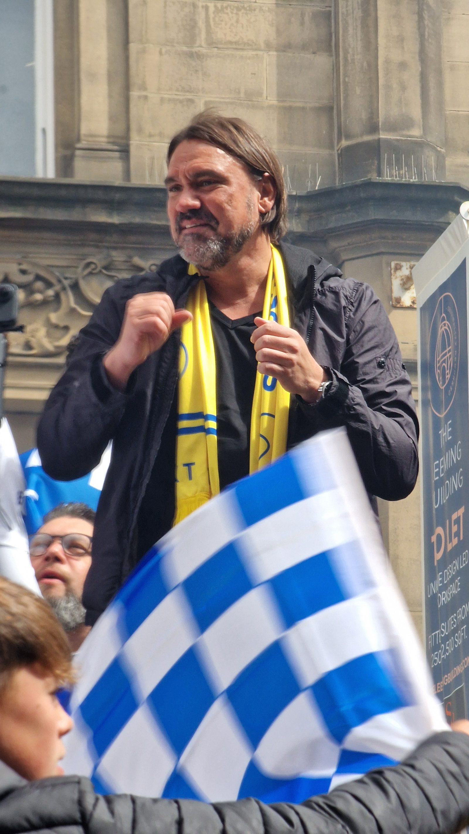 Daniel Farke on the parade, 2025