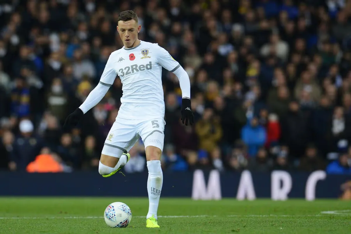Ben White during his outstanding 2019-20 loan season with Leeds United