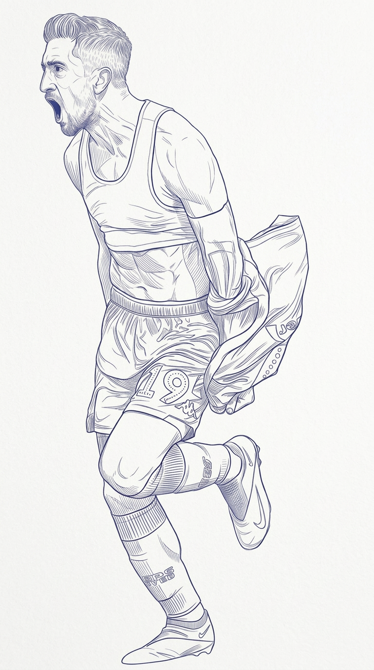 Illustration of Pablo Hernández playing for Leeds United